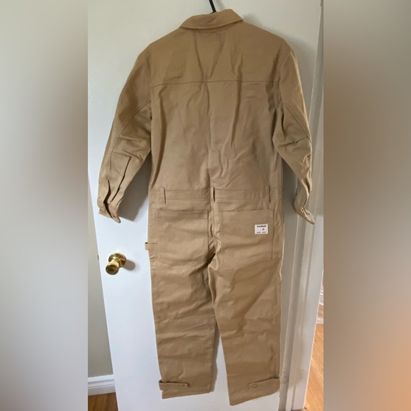 Samsoe Samsoe x Kansas - camel/khaki one piece jumpsuit men’s size small - Picture 2 of 5